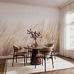 Wall mural Gentle waves of tall grass