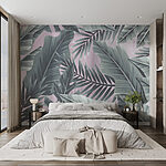 Wall murals Nature’s tapestry in soft hues.
