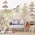Wall murals Deer in a forest