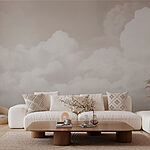 Wall murals Cloudy sky with clouds