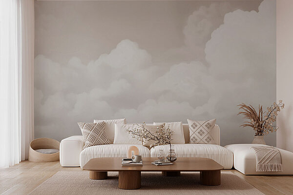 Wall murals Wall murals Cloudy sky with clouds (SKU: w03301v2)