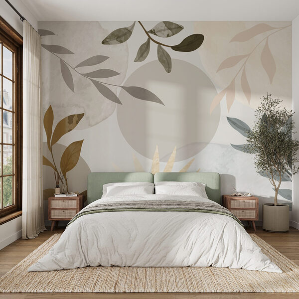 Soft hues and nature-inspired design Wall murals Soft hues and nature-inspired design