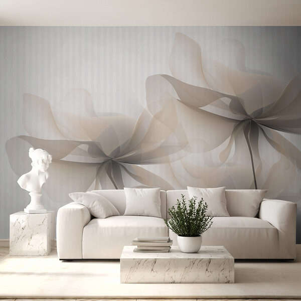 Delicate petals in soft hues Wall murals Delicate petals in soft hues