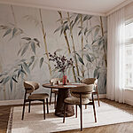 Wall murals Gentle bamboo in soft hues