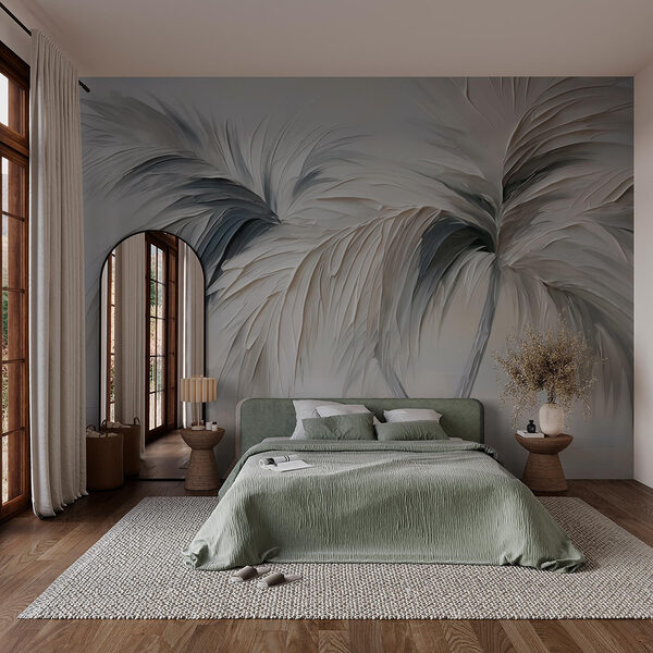 Painting of palm trees Wall murals Painting of palm trees