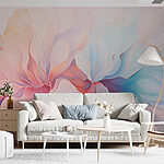 Wall murals Soft hues in delicate harmony.