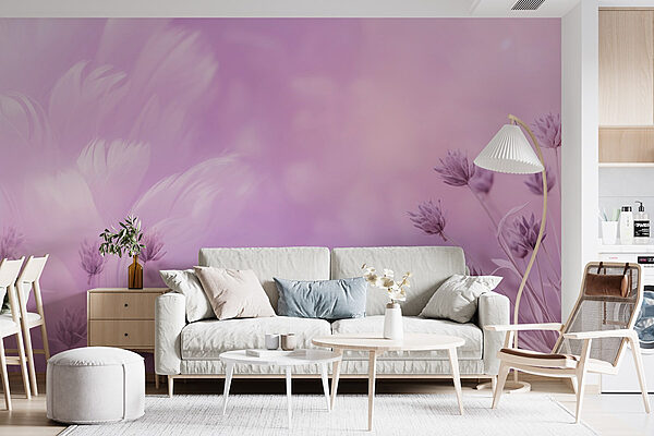 Soft hues create a calming scene Wall murals Soft hues create a calming scene