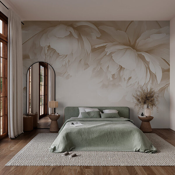 Soft petals in gentle tones