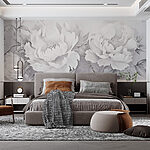 Wall murals Soft petals in muted hues.