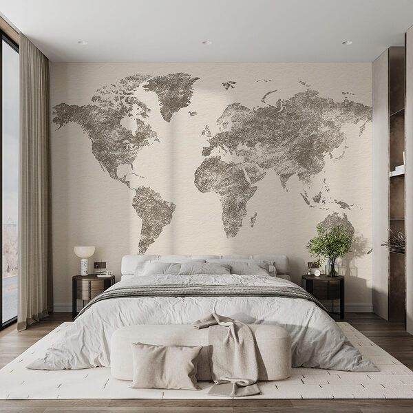 Wall mural Map of the world