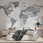 Wall murals Map of the world