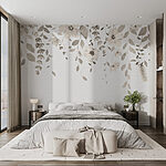 Wall murals Soft floral arrangement in muted tones