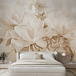 Wall murals Delicate blossoms in soft hues.