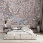 Wall murals Floral elegance in soft hues