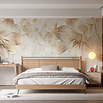Wall murals Delicate blooms in soft hues