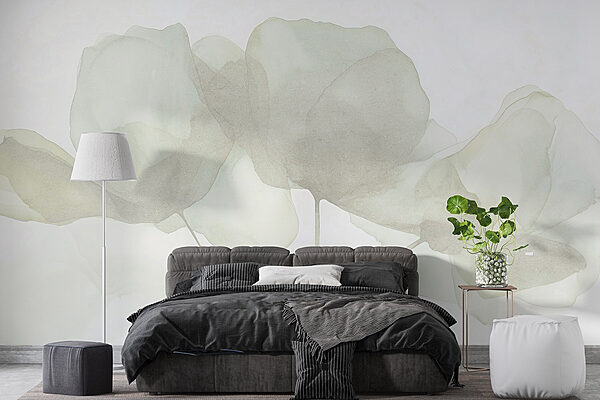 Gentle hues of delicate petals Wall murals Gentle hues of delicate petals