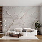 Wall mural Soft petals on a serene background