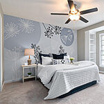 Wall murals Drawing of flowers and plants