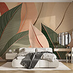 Wall murals Nature’s palette of vibrant leaves