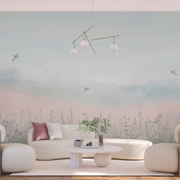 Wall murals Field of flowers