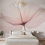 Wall murals Soft petals in gentle hues