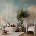 Wall murals Clouds in the sky