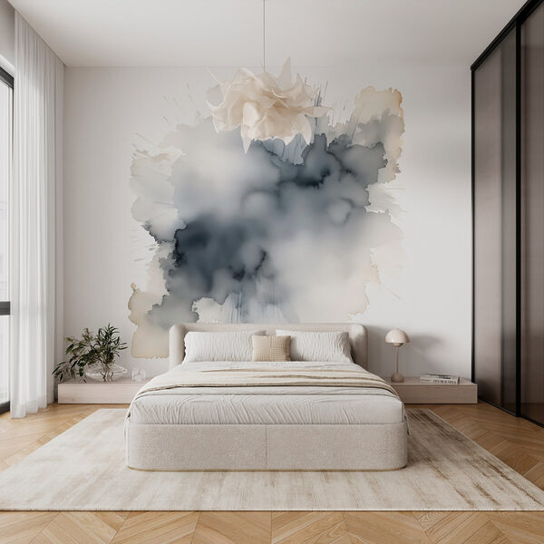 Black and white cloud Wall murals Black and white cloud