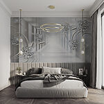 Wall mural Diamond in the shape of a heart