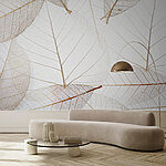 Wall mural Delicate leaf veins on display