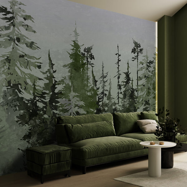 Wall mural Painting of a tree