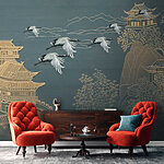 Wall mural Bird flying in the air