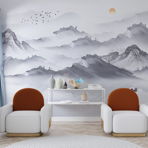 Wall mural Tree with no leaves (SKU: u44010) Wall mural Wall mural Tree with no leaves (SKU: u44010)