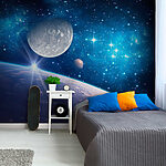 Wall mural Bright sun in the sky