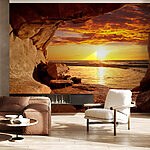 Wall mural Large rock in the desert
