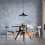 Wall mural Wallpaper with trees and plants