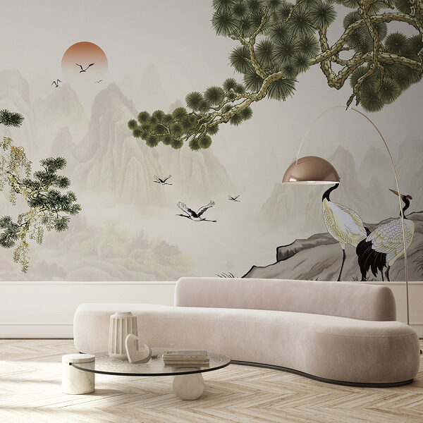 Bird flying in the sky Wall mural Bird flying in the sky