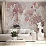 Wall murals Delicate blooms in soft pastel hues