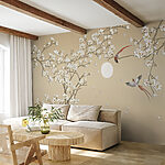 Wall mural Bird flying in the air
