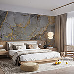 Wall murals Abstract pattern with shimmering lines