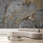 Wall mural Abstract pattern with shimmering lines