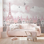 Wall mural Bird flying in the sky