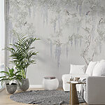 Wall mural Bird on a white surface