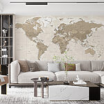 Wall mural Map of the world