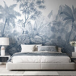 Wall mural Drawing of a forest