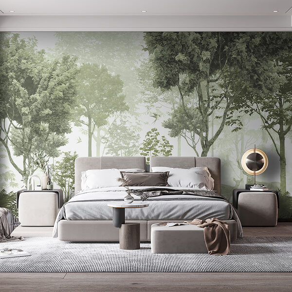 Wall mural Wall mural Deer in tranquil forest scene (SKU: u72134v2)