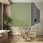 Wall mural Black and white striped fabric