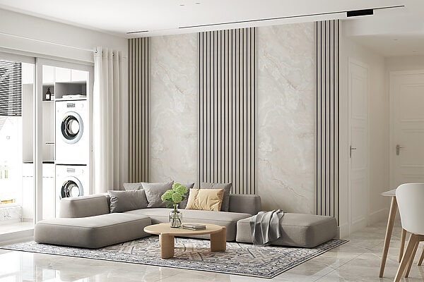 Wall murals Vertical striped pattern with texture
