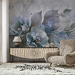 Wall mural Delicate blossoms with soft hues