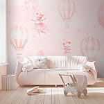 Wall mural Teddy bear wearing a tutu