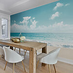 Wall mural Blue sky with clouds